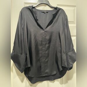 RACHEL Rachel Roy Black Silk Blouse